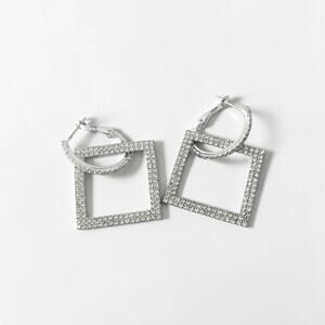 Square Dangle Night Out Earring